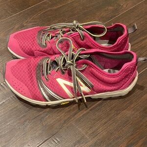 New Balance Women's Fuchsia and Gray Athletic Shoes